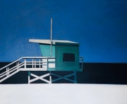 Life Guard Station with Ocean Left