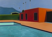 Adobe in Red with Pool