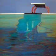 Pool with Diving Board Lavender