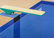 Post Modern Pool with Diving Board