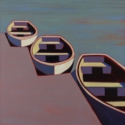 Three Boats in White