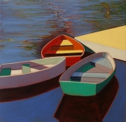 Three Boats in Yellow